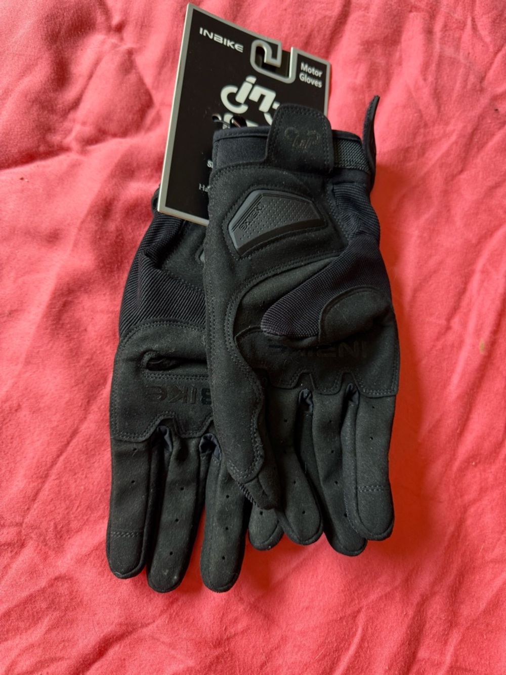 Men's Black Motorcycle Gloves - Lightweight Protective Riding Gloves